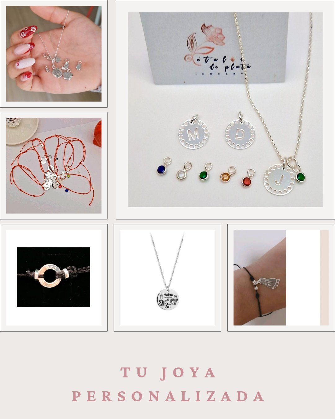 Joyas de Plata Personalizadas